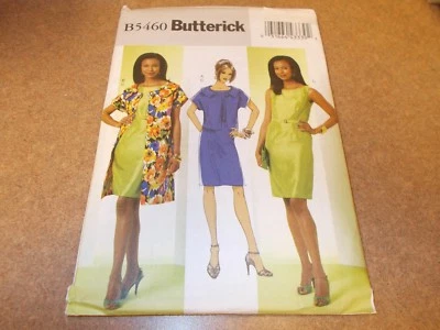 Butterick Pattern B5460 Ms Unlined Jacket in 2 Lengths & Sleeveless Dress EZ
