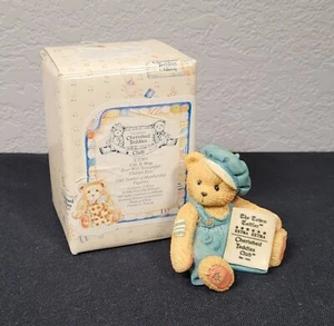 Enesco Cherished Teddies Figurine #CT001 Cub E. Bear 1995 Charter Member - Picture 1 of 8