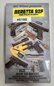 SEALED Bill Wilson Presents How To Gun Video VHS Tape # 6166 Bereta 92F (A4) - Picture 1 of 5