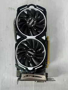 MSI AMD Radeon RX 470 ARMOR 4G OC GDDR5 Gaming Graphics Card Used - Picture 1 of 7