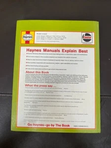Austin allegro Haynes car manual 1973 to 1980 - Picture 1 of 5