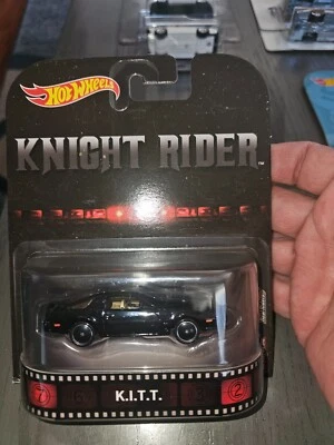 HOT WHEELS 2017 RETRO ENTERTAINMENT BLACK KNIGHT RIDER FIREBIRD K.I.T.T. RARE! - Image 1 of 4