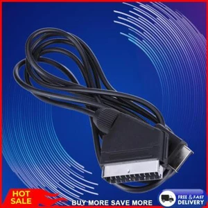 1.8m RGB SCART Cable Video Game Cable TV AV Cable for PS1 PS2 PS3 Line Console - Picture 1 of 5