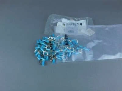 * 批量 119 * 3 米 94732 环形端子 3/8 英寸螺柱蓝色尼龙绝缘 - 全新 Surp... — 第 1/4 张图片