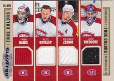 05-06 Parkhurst Koivu Theodore Ryder Zednik Kovalev + Jersey True Colors 2005