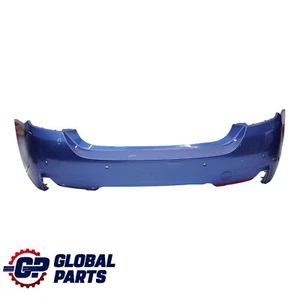 BMW F32 F33 M Sport Rear Bumper Trim Panel PDC Estorilblau Blue Metallic - B45 - Picture 1 of 20