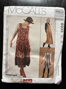 Misses’ Jumper with Pockets Size B 8,10,12 McCall’s 8933 Sewing Pattern UNCUT - Picture 1 of 3