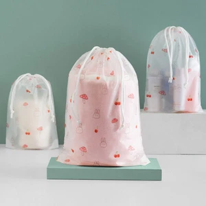 Drawstring Cosmetic Storage Bags Organiser Luggage Suitcase Packing Travel Pouch - Picture 1 of 25