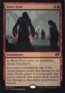Bitter Feud - Commander 2014: #32, Magic: The Gathering Nm R158 - Picture 1 of 1