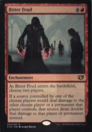 Bitter Feud - Commander 2014: #32, Magic: The Gathering Nm R158 - Image 1 of 1