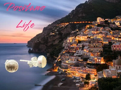 Moda Positano Gioielli - Collezione Zaffiro - Orecchini Ag 925 con Zircone - Immagine 1 di 4