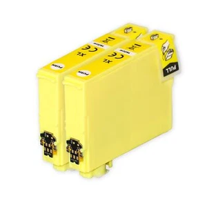 2 Tintenpatronen gelb für Epson Workforce WF-3520DWF WF-7015 WF-7525 WF-7515 - Bild 1 von 5