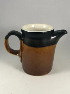 Vintage Mikasa Potters Art Stoneware CREAMER PITCHER Brown Butterscotch Color - Picture 1 of 8