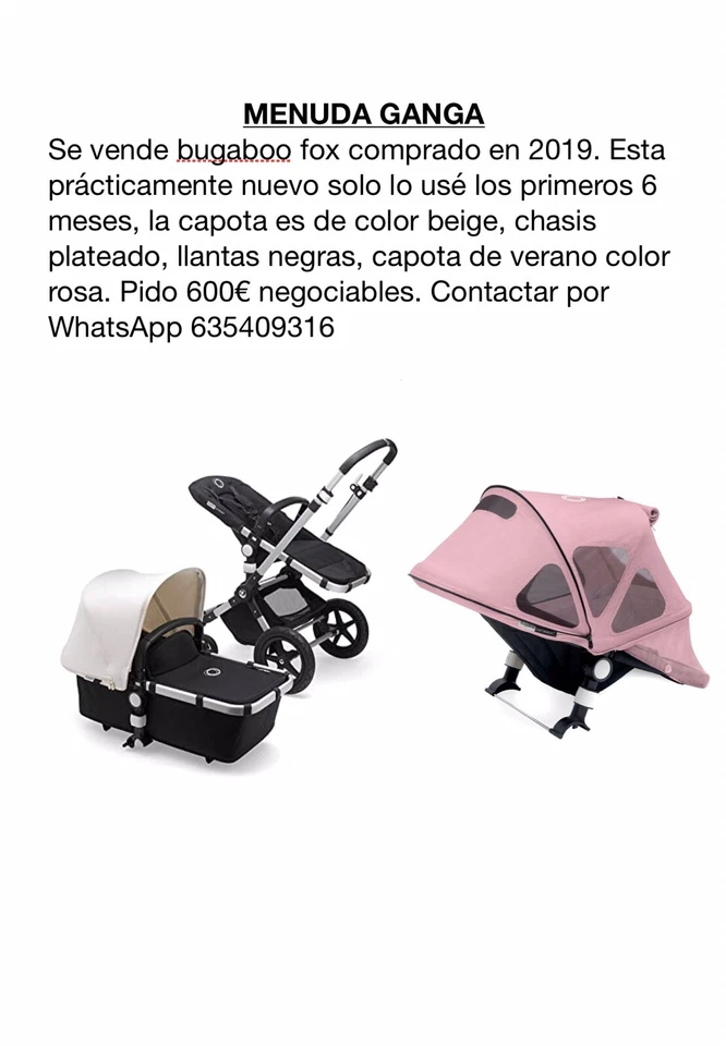 bugaboo fox - Imagen 1 de 1