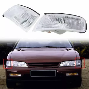Pair Front Bumper Corner Marker Light Lamp Fit For Honda Accord 1994-1997 - Bild 1 von 12