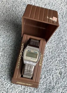 Men's Vintage 1980s Nelsonic LCD Digital Watch In Original Box Kmart Untested - Picture 1 of 9