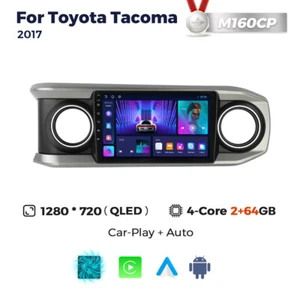 Reproductor Android 2+64G para Toyota Tacoma 2017-2020 Auto Coche Radio Estéreo GPS Navegación - Imagen 1 de 11
