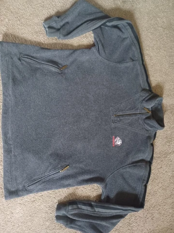 Buffalo Sabres Vintage 1/4 Zip Fleece LEE SPORTS Large  NHL Hockey Goat Head Cover