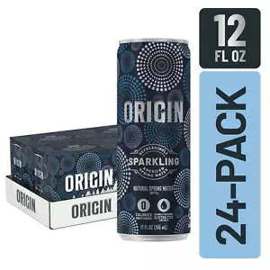 Unflavored Sparkling Water, 12 Fl Oz, Recyclable Aluminum Cans (24 Count) - Picture 1 of 6