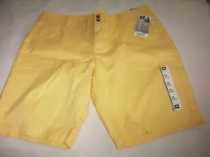 Pantalones cortos para damas Bermudas amarillos talla 14 Lee - Imagen 1 de 2