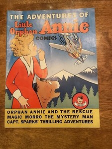Vintage 1940's Adventures of Little Orphan Annie Quaker Giveaway Comic Book #1