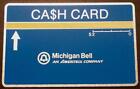 TK 281b Telefonkarte $2,$5,$10,$20,$40 Michigan Bell Cash Optical Stripes 5 Card