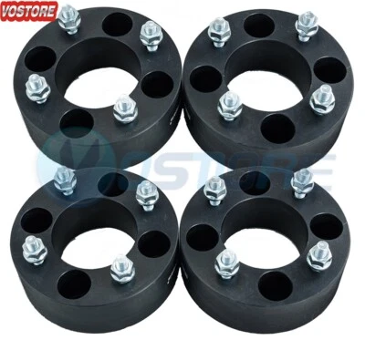 4件装2英寸4x110全地形车黑色车轮间隔器适用于本田Fourtrax 300 Recon 250北极猫 — 第 1/3 张图片