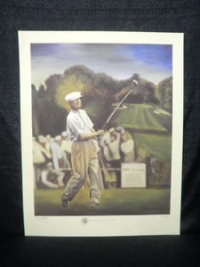 Litografía Byron Nelson Amy Youngblood 1939 US Open Championship - Imagen 1 de 5