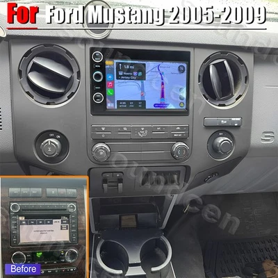 For Ford Mustang 2005-2009 Fit For Carplay7" Android 13 Car Stereo Radio Navi - Image 1 of 4