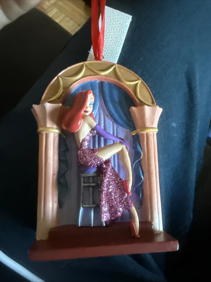 Disney Jessica & Roger Conejo Cuaderno de bocetos Adorno de Navidad - 1 adorno 2 vistas Foto 1 de 4