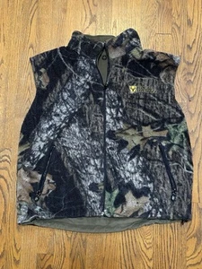 SCENT BLOCKER Wind Blocker System Layer Two Reversible Fleece Vest Size Large - Picture 1 of 13