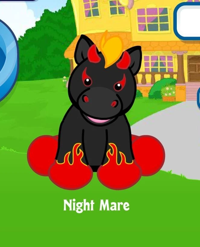 Webkinz Classic Night Mare Horse Adoption Code Only Messaged! RETIRED! Halloween - Image 1 of 1