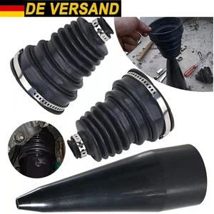 2X FALTENBALG ACHSMANSCHETTE UNIVERSAL & MONTAGEKEGEL MONTAGEKONUS ANTRIEBSWELLE - Bild 1 von 12