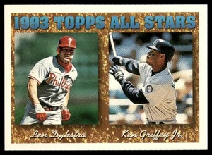 1994 Topps #388 Len Dykstra / Ken Griffey, Jr. AS Gold NM+ - Picture 1 of 2