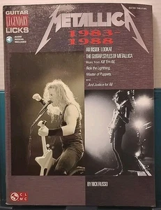 METALLICA - Legendary Licks 1983-1988 by Nick Russo - 2000 - Trade Paperback - Foto 1 di 8