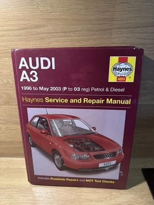 Haynes 4253 Audi A3 96 To 03 Owner Workshop Manual  - Image 1 of 4