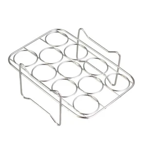 Stainless Steel Multi Layer Steamer Rack for Eggs Muffins Seafood Cooking - Picture 1 of 9