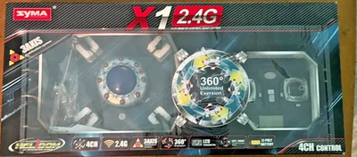 SYMA X1 2.4G 4 Ch Remote Control Bee Copter 360 degree unlimited Eversion - Image 1 of 4