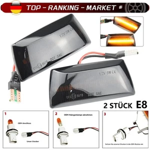 2 Stück LED Dynamic Sequential Blinker Turn Signal Light Für OPEL Astra H Zafira - Bild 1 von 18