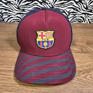 Cappello calcio AUCN 0705 Thrifted regolabile blu bordeaux FCB GWOSLOO.25 - Foto 1 di 9