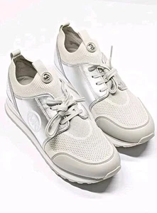 Michael Kors Women's Dash Sneakers Trainer Sneakers Silver Size 9.5 - Picture 1 of 5