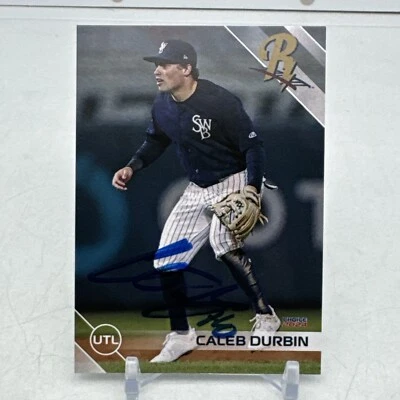 2024 Caleb Durbin Minor League Scranton New York Yankees SIGNED - Image 1 of 4