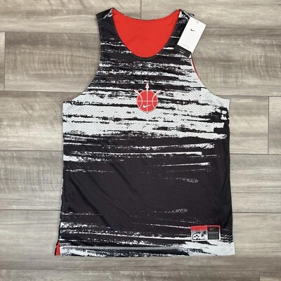 Nike Standard Issue Men Mesh Reversible Basketball Jersey Small DV9606-010 NWT - Image 1 of 4