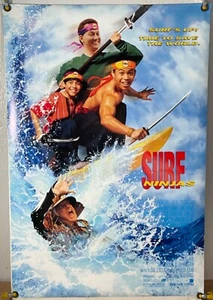 POSTER FILM SURF NINJAS DS ROTOLATO ORIGINALE UN FOGLIO ERNIE REYES JR. (1993) - Foto 1 di 1