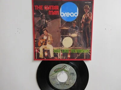 💥 ' BREAD '  HIT 45 + PICTURE [THE GUITAR MAN]  1972 !  💥 - Image 1 of 4