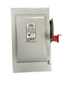 SIEMENS HNF362 HD SAFETY SWITCH 3P 60A 600V N1 NON-FUSIBLE - Picture 1 of 7
