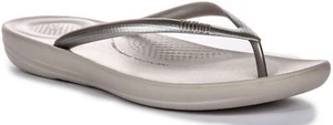 Fitflop Iqushion Ergonomic High Rebound Air Foam Womens Sandal Silver US 5 - 10 - Picture 1 of 6