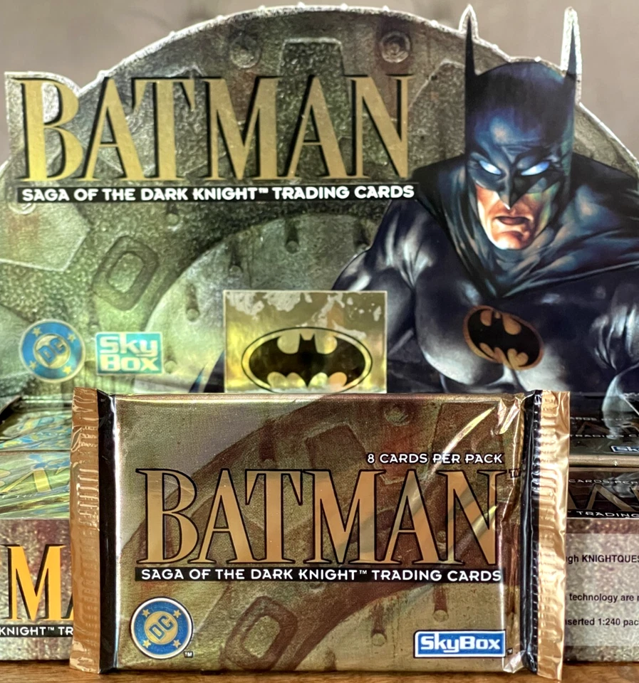 1994 SKYBOX BATMAN SAGA OF THE DARK KNIGHT 8 Cards IMPORT DC COMICS RAR SEALED!!