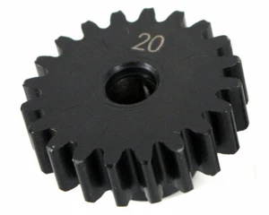 K Factory Motorritzel 1.0M 5mm Achse Stahl 20 Zähne KF6602-20  - Bild 1 von 1