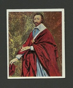 Cardinal Richelieu 1934 German Eckstein Cigarette Card #51